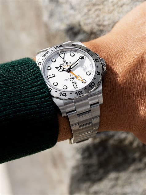 rolex explorer with a polo shirt|rolex explorer ii.